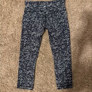 lululemon athletica Black and White Patterned Leggings